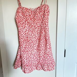 Princess Polly Red and White Mini Dress
